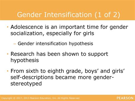 gender intensification hypothesis|gender and sexuality among teenagers.